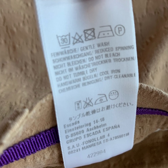 Escada Sport Josephine Alligator Embossed Pants 36 - Picture 8 of 12